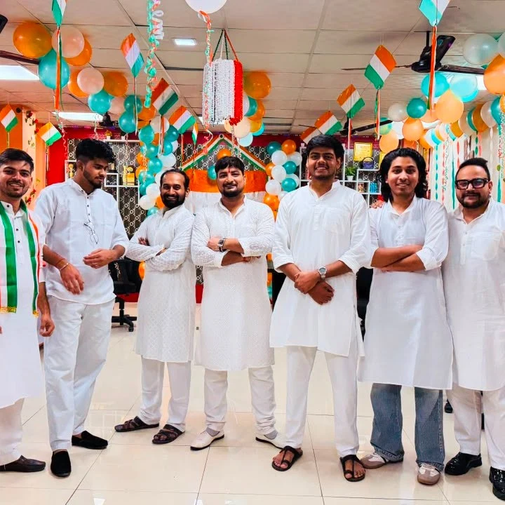 Team working in office