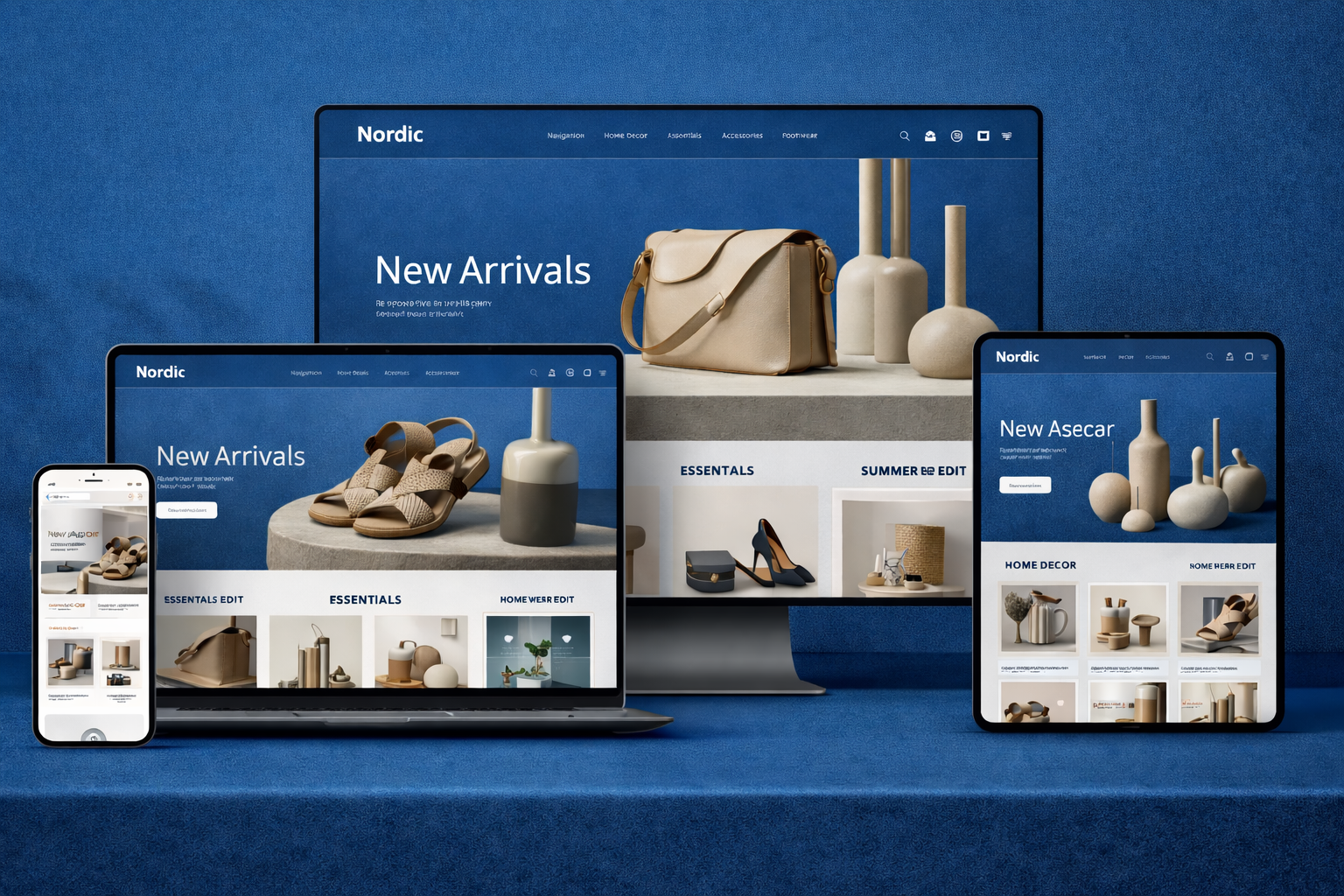 Responsive PSD to Shopify Website