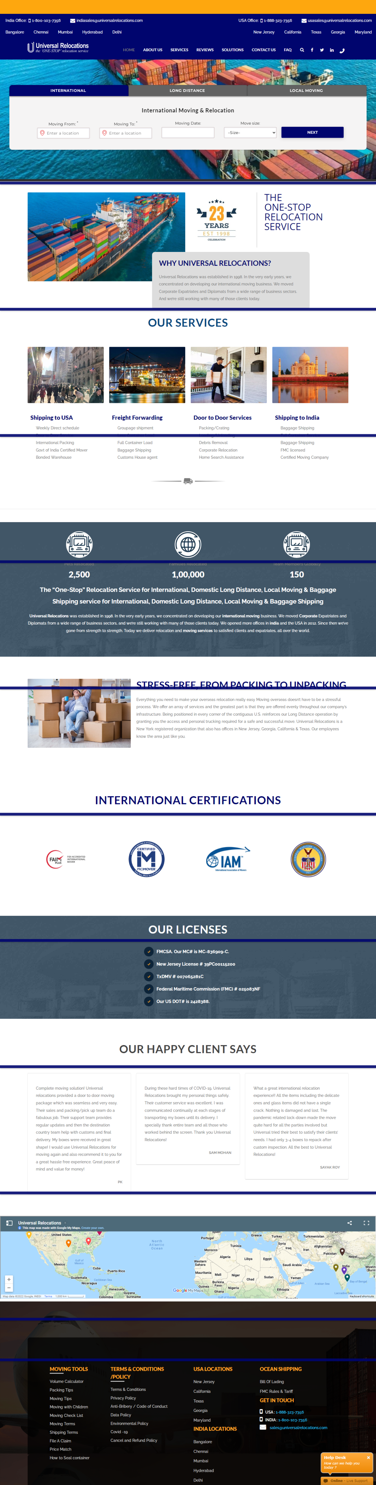 Universal Relocations