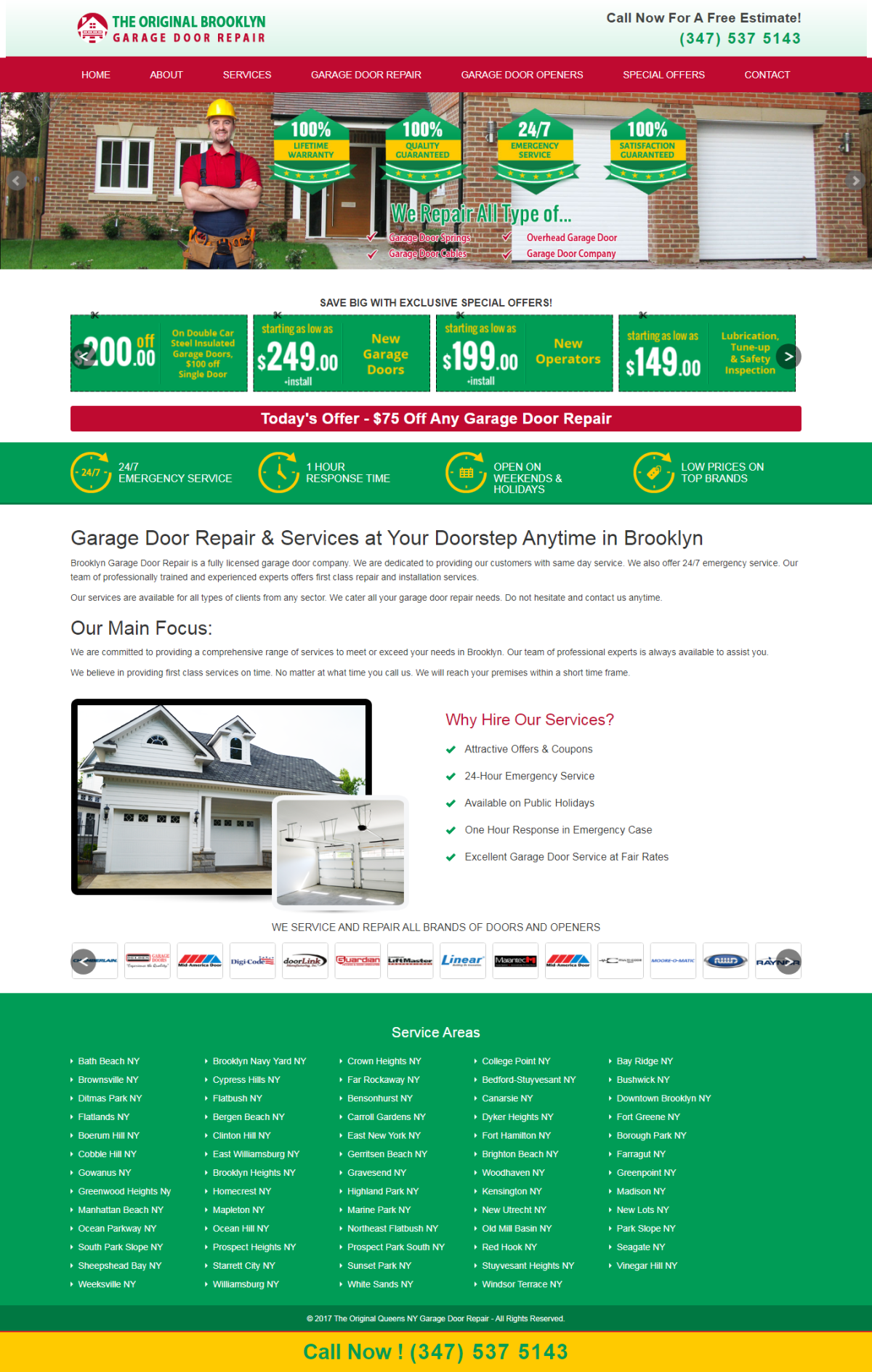 Brooklynny Garage Door Repair