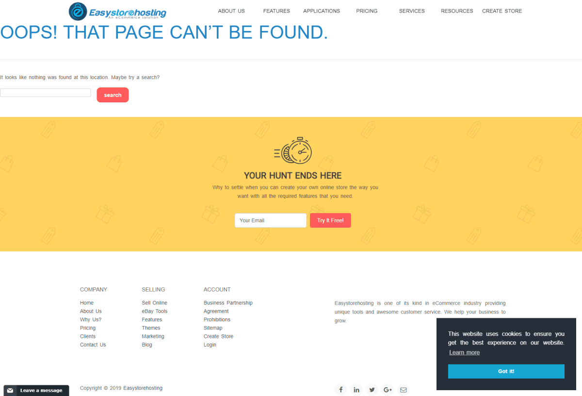 Easy Store Hosting