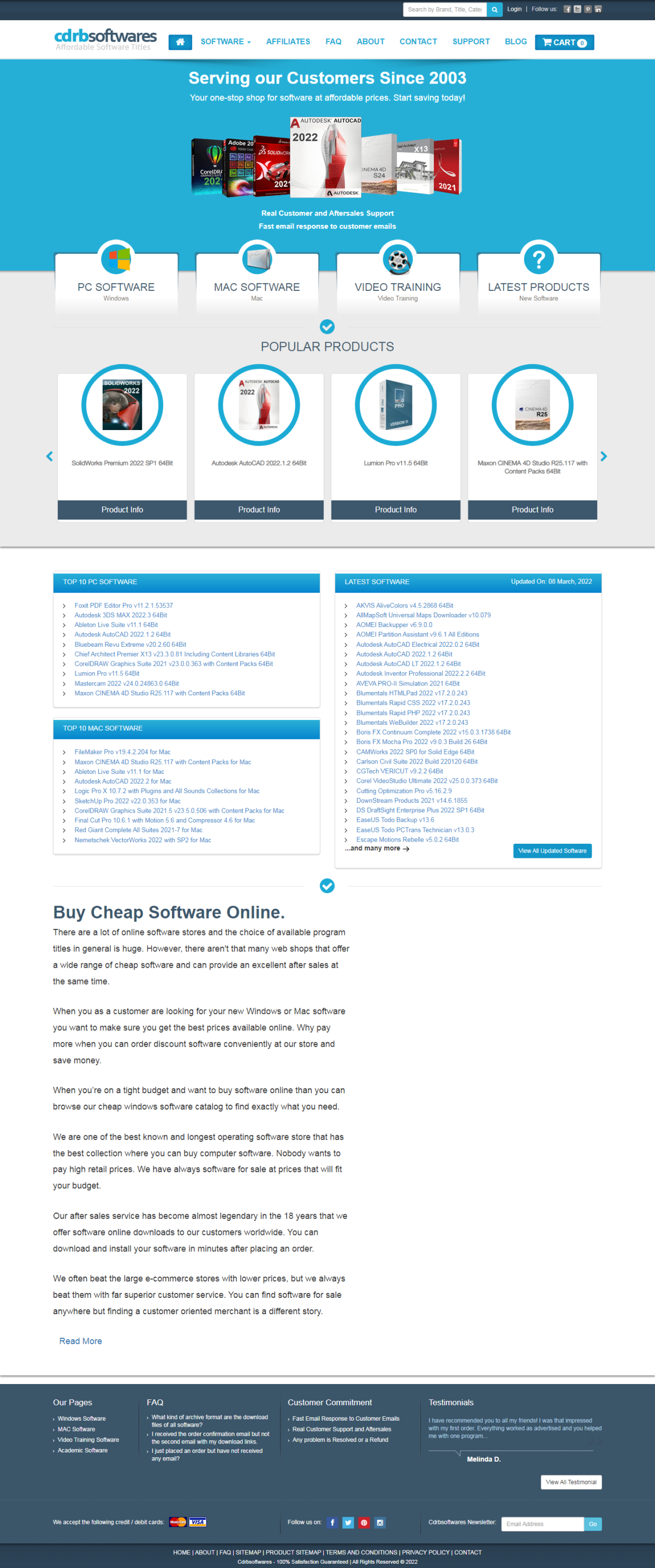 CDRB softwares